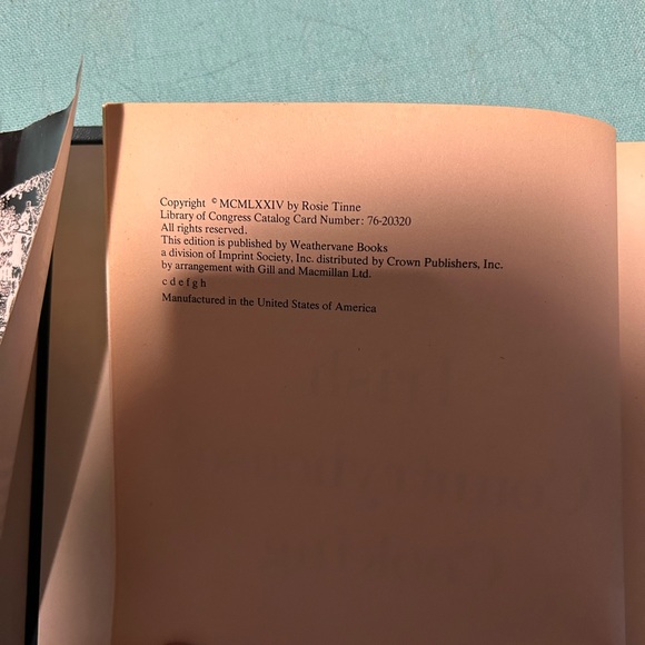 Irish Countryhouse Cooking by Rosie Tinne 1974 EUC - Picture 3 of 3